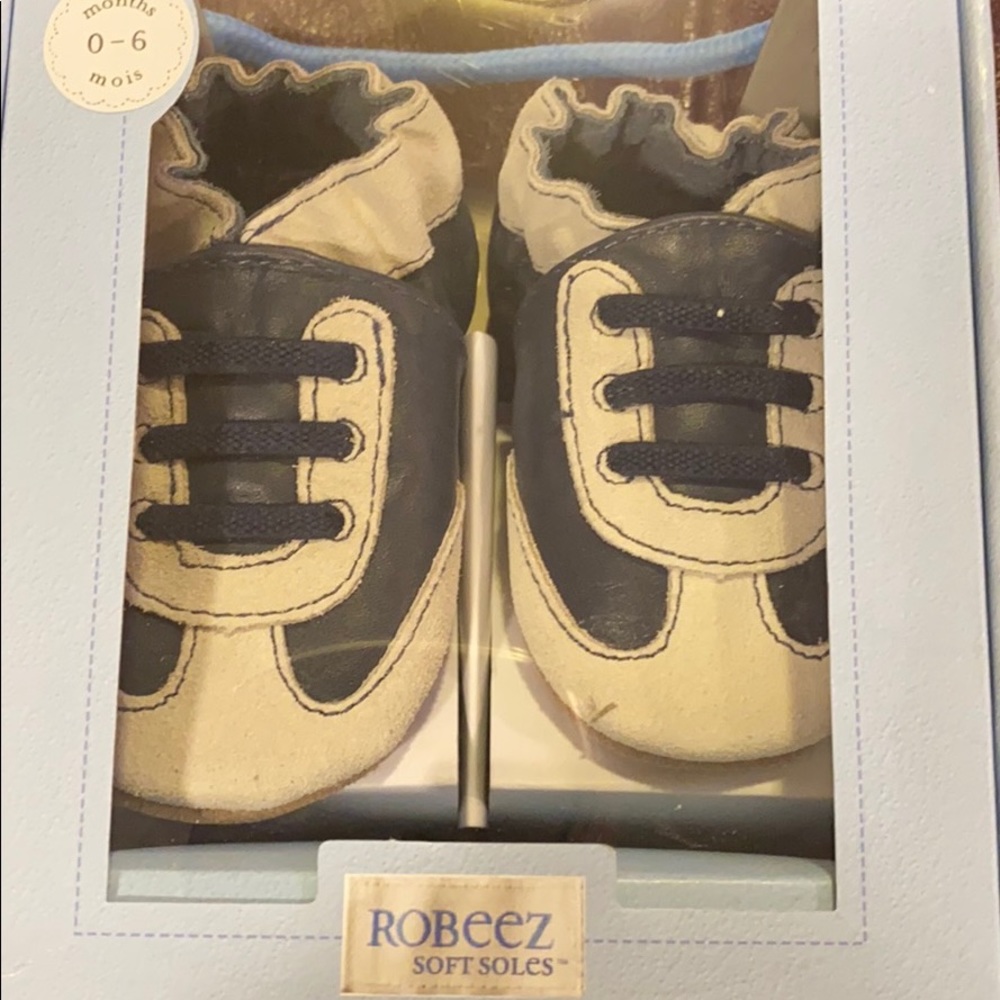 Robeez all star Rodney shoes leather